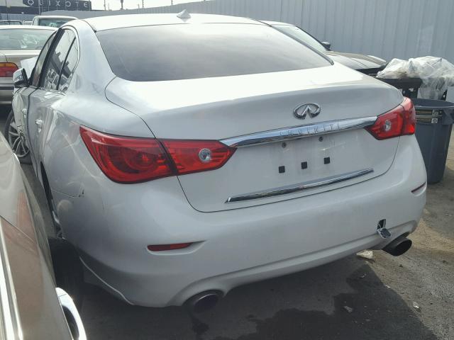 JN1EV7AP0GM303295 - 2016 INFINITI Q50 PREMIU WHITE photo 3