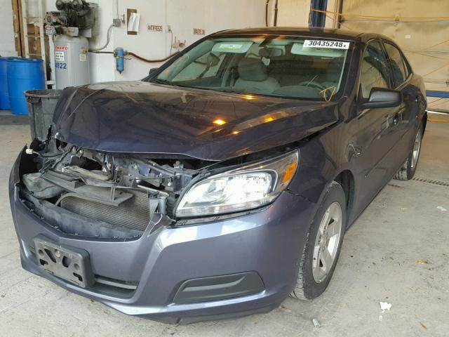 1G11B5SA3DF158751 - 2013 CHEVROLET MALIBU LS BLUE photo 2