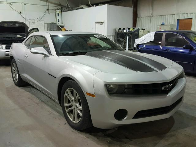 2G1FA1ED7B9138564 - 2011 CHEVROLET CAMARO LS SILVER photo 1