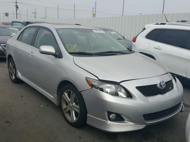 1NXBE40E59Z098165 - 2009 TOYOTA COROLLA XR 银色 照片 1
