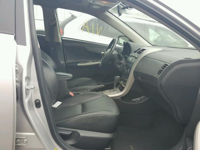 1NXBE40E59Z098165 - 2009 TOYOTA COROLLA XR 银色 照片 5