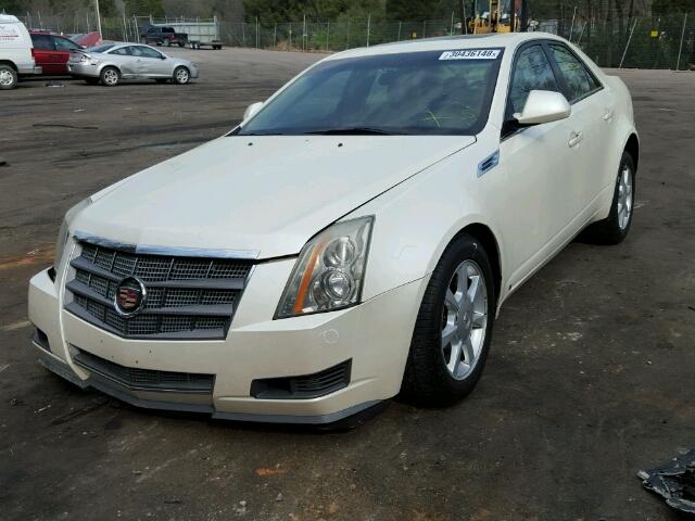 1G6DF577080143044 - 2008 CADILLAC CTS WHITE photo 2