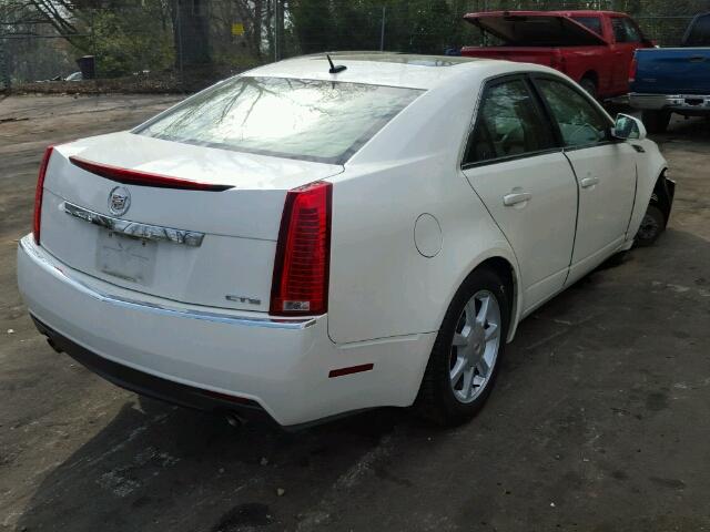 1G6DF577080143044 - 2008 CADILLAC CTS WHITE photo 4