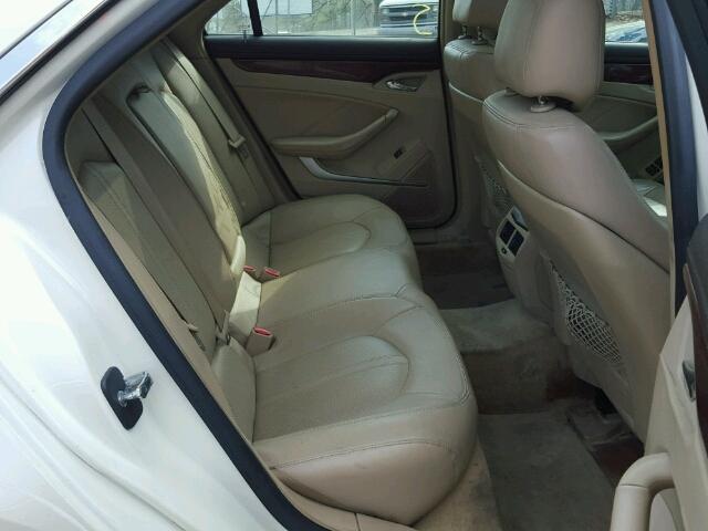 1G6DF577080143044 - 2008 CADILLAC CTS WHITE photo 6