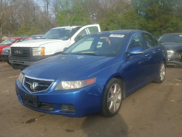 JH4CL96864C032010 - 2004 ACURA TSX BLUE photo 2