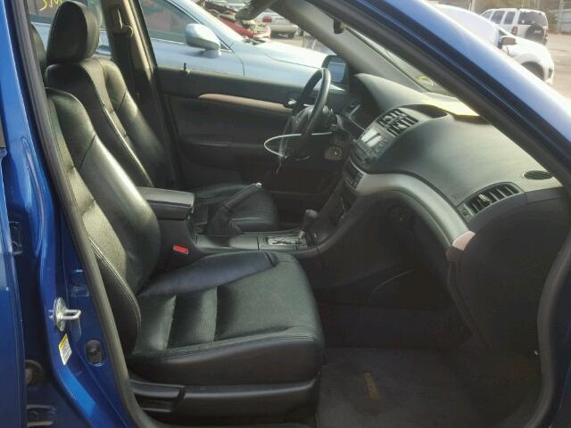 JH4CL96864C032010 - 2004 ACURA TSX BLUE photo 5