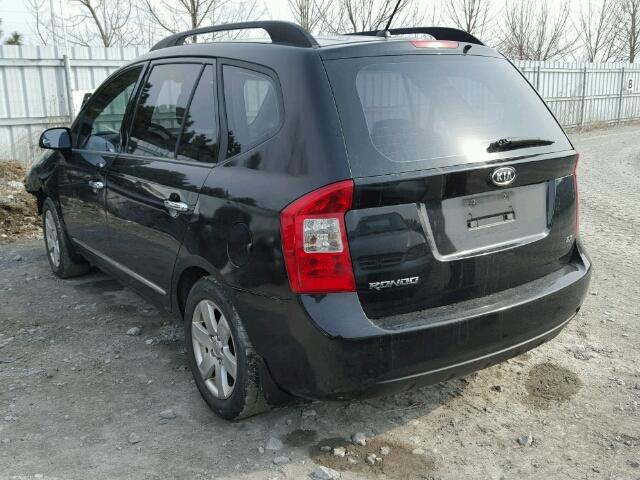 KNAFG528097289727 - 2009 KIA RONDO BASE BLACK photo 3