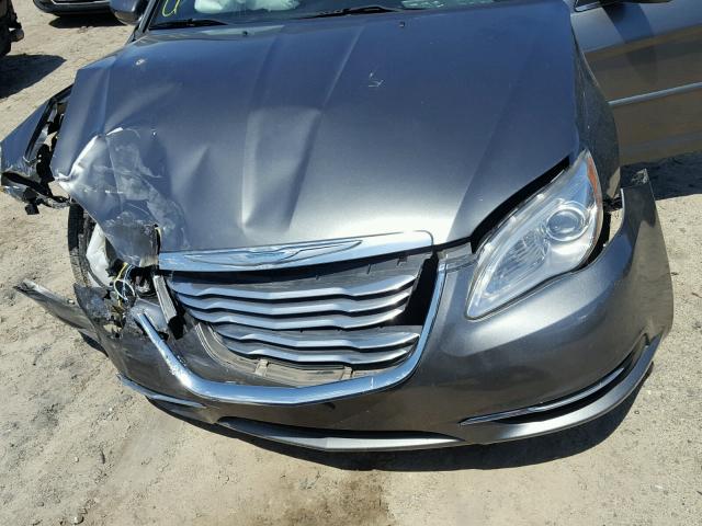 1C3CCBBB1CN170474 - 2012 CHRYSLER 200 TOURIN GRAY photo 7