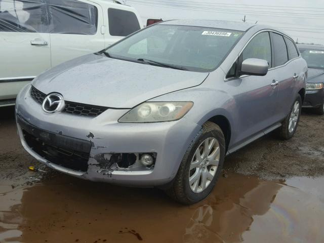 JM3ER293970134284 - 2007 MAZDA CX-7 SILVER photo 2