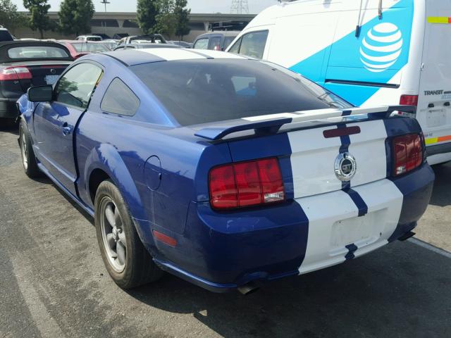 1ZVHT82H955248914 - 2005 FORD MUSTANG GT BLUE photo 3