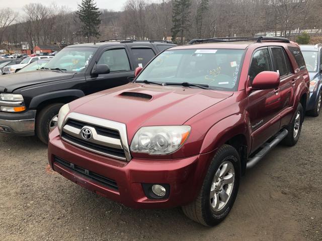 JTEBU14R268053588 - 2006 TOYOTA 4RUNNER SR MAROON photo 2