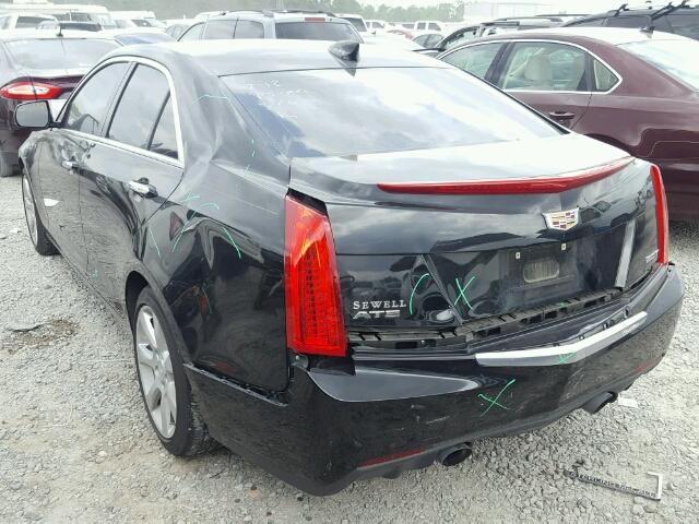 1G6AA5RX2F0133577 - 2015 CADILLAC ATS BLACK photo 3