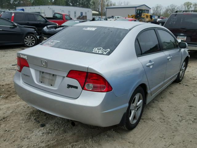1HGFA16958L036961 - 2008 HONDA CIVIC EXL SILVER photo 4