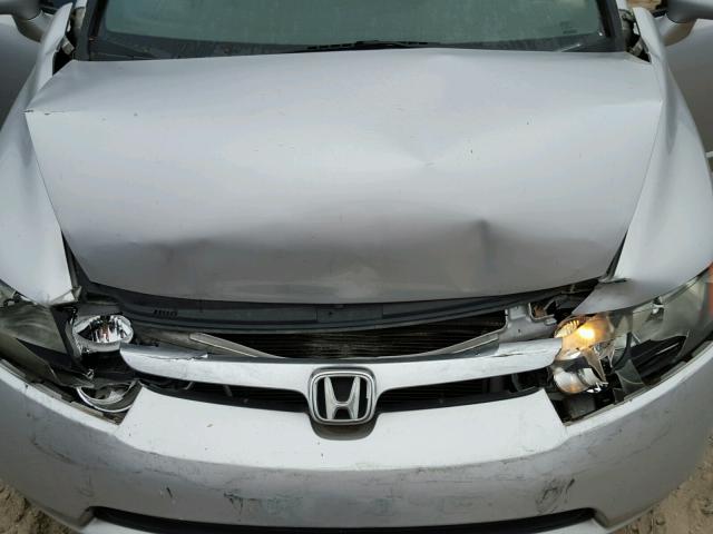 1HGFA16958L036961 - 2008 HONDA CIVIC EXL SILVER photo 7