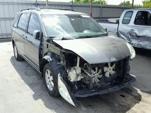 5TDZA22C74S216664 - 2004 TOYOTA SIENNA XLE GRAY photo 1