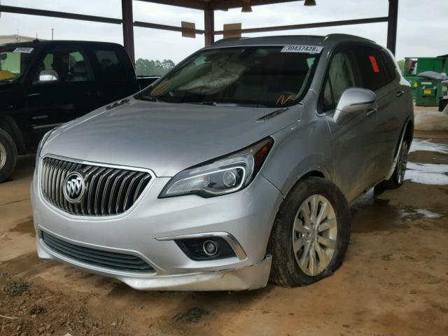 LRBFXBSA8HD071554 - 2017 BUICK ENVISION E SILVER photo 2