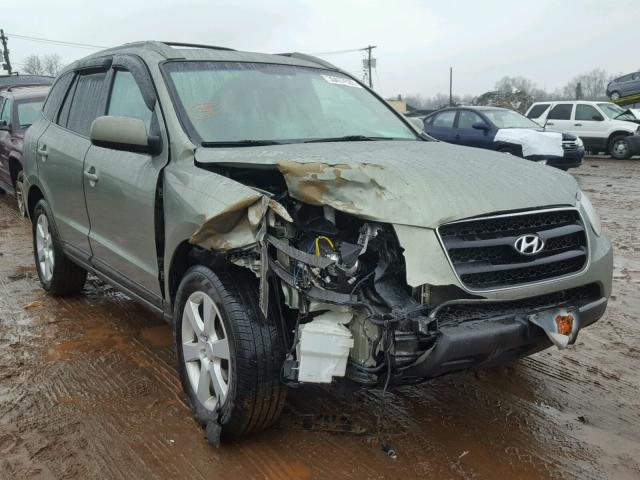 5NMSH73E99H305950 - 2009 HYUNDAI SANTA FE S GREEN photo 1