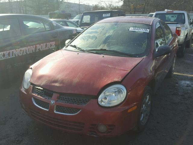 1B3ES56C63D218750 - 2003 DODGE NEON SXT RED photo 2