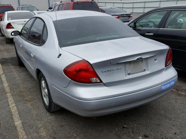 1FAFP55UX2G171529 - 2002 FORD TAURUS SES SILVER photo 3