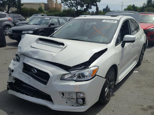 JF1VA1E68H8840472 - 2017 SUBARU WRX PREMIU WHITE photo 2