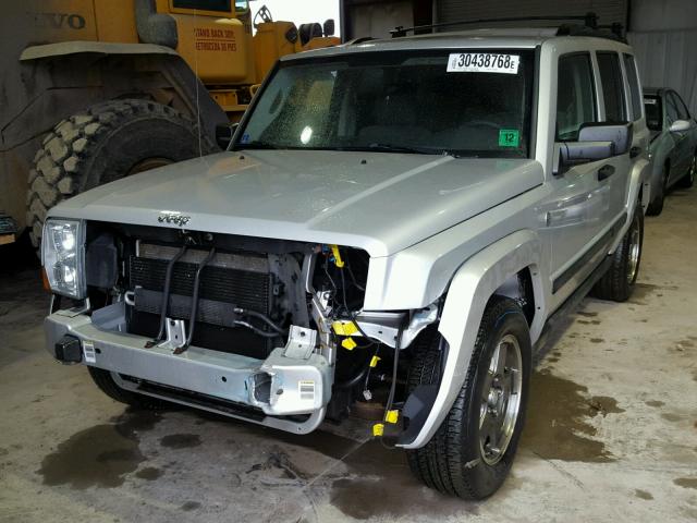 1J8HG48N76C188814 - 2006 JEEP COMMANDER ვერცხლისფერი ფოტო 2