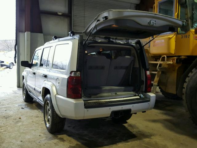 1J8HG48N76C188814 - 2006 JEEP COMMANDER ვერცხლისფერი ფოტო 3