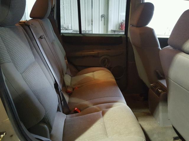 1J8HG48N76C188814 - 2006 JEEP COMMANDER ვერცხლისფერი ფოტო 6