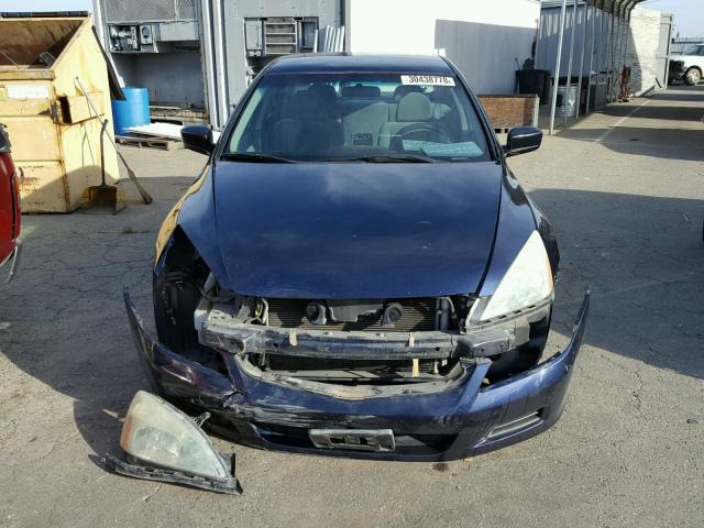 1HGCM56136A036011 - 2006 HONDA ACCORD VAL BLUE photo 9