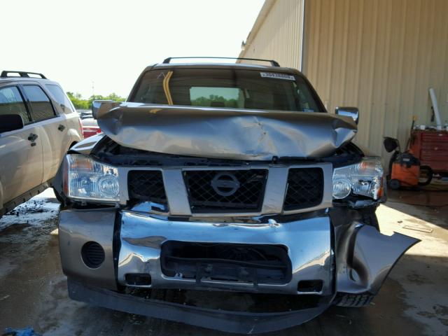 5N1BA08A17N702890 - 2007 NISSAN ARMADA SE SILVER photo 9