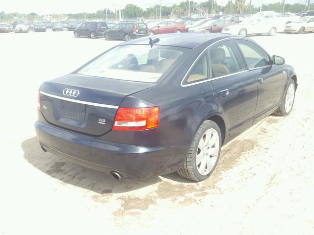 WAUDG74F45N085338 - 2005 AUDI A6 3.2 QUA BLUE photo 4