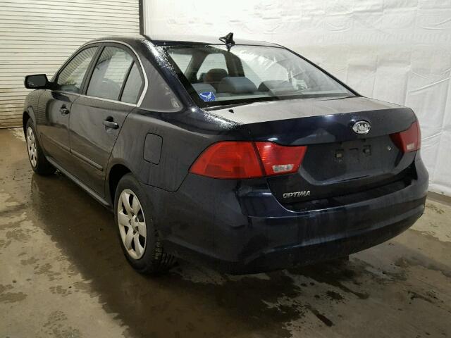 KNAGG4A81A5423869 - 2010 KIA OPTIMA LX BLUE photo 3