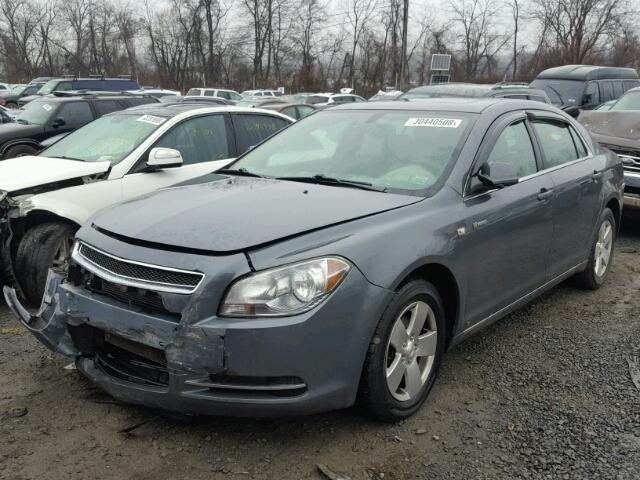 1G1ZF57538F265081 - 2008 CHEVROLET MALIBU HYB ნაცრისფერი ფოტო 2