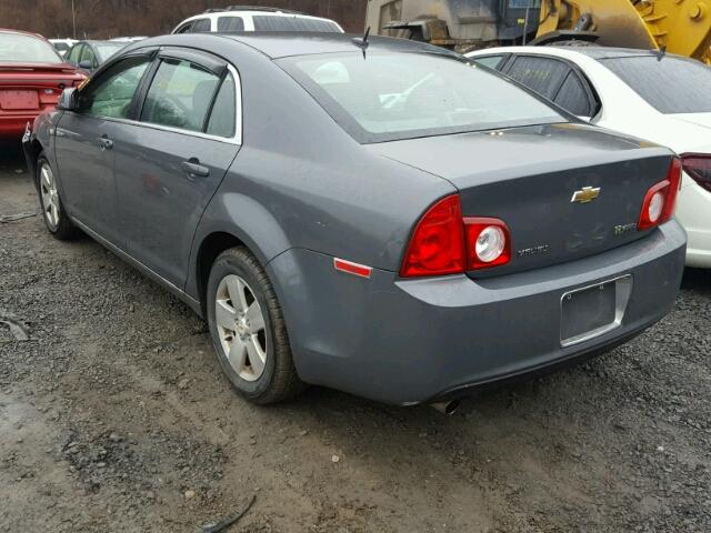 1G1ZF57538F265081 - 2008 CHEVROLET MALIBU HYB ნაცრისფერი ფოტო 3