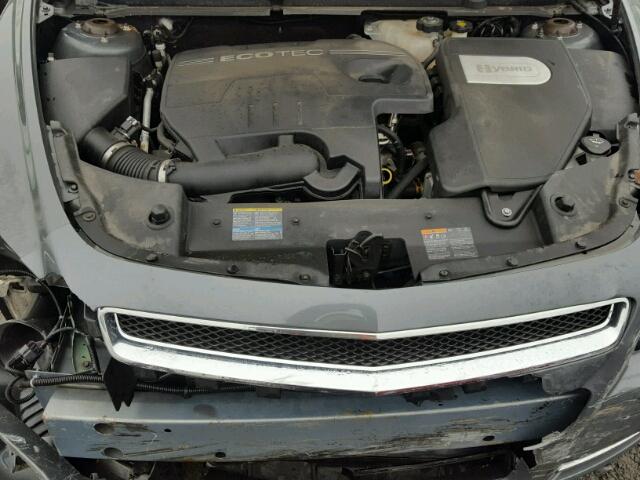 1G1ZF57538F265081 - 2008 CHEVROLET MALIBU HYB ნაცრისფერი ფოტო 7