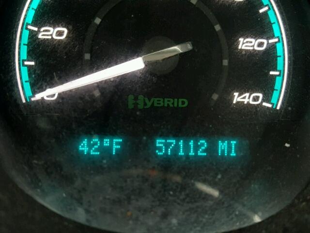 1G1ZF57538F265081 - 2008 CHEVROLET MALIBU HYB ნაცრისფერი ფოტო 8