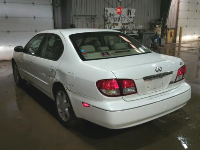 JNKDA31A73T103490 - 2003 INFINITI I35 WHITE photo 3