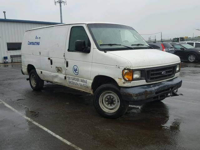 1FTNE24L35HA85240 - 2005 FORD ECONOLINE WHITE photo 1