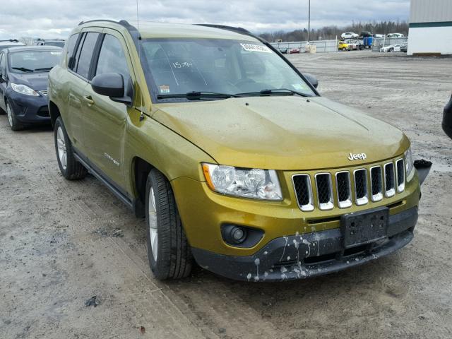 1C4NJDBB2CD554873 - 2012 JEEP COMPASS SP GREEN photo 1