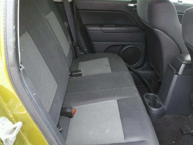 1C4NJDBB2CD554873 - 2012 JEEP COMPASS SP GREEN photo 6