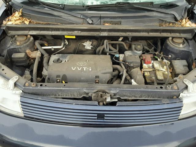 JTLKT334840157527 - 2004 TOYOTA SCION XB BLUE photo 7