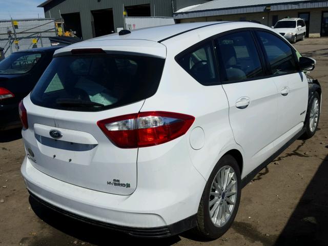 1FADP5AU1DL501503 - 2013 FORD C-MAX SE WHITE photo 4