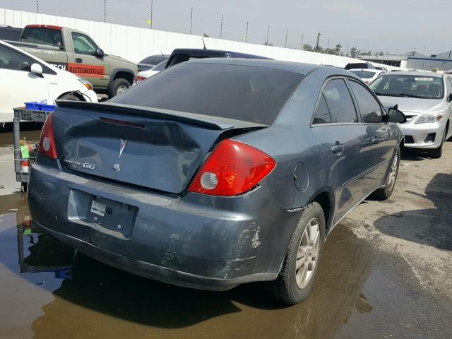 1G2ZF55B464256533 - 2006 PONTIAC G6 SE GRAY photo 4