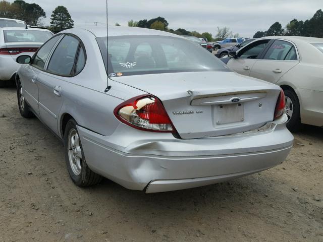 1FAFP53U85A281313 - 2005 FORD TAURUS SE SILVER photo 3