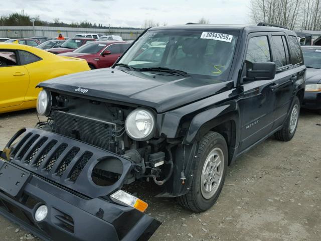 1C4NJPBB7ED727260 - 2014 JEEP PATRIOT SP BLACK photo 2