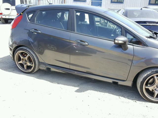 3FADP4GX2GM136098 - 2016 FORD FIESTA ST GRAY photo 9