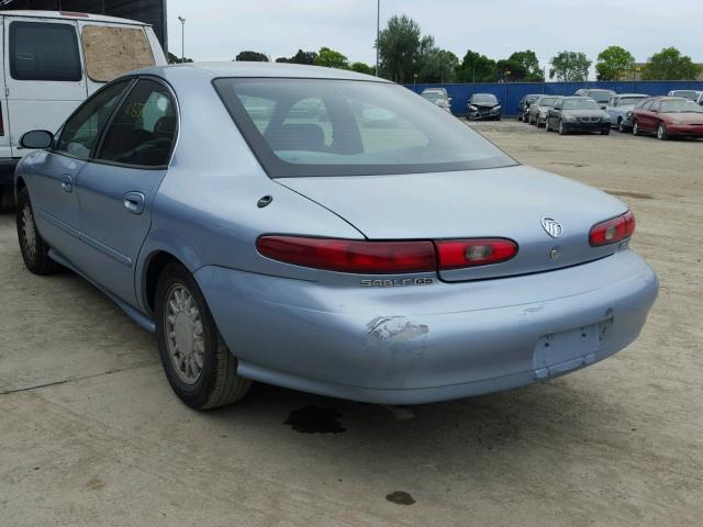 1MEFM50U2WA613365 - 1998 MERCURY SABLE GS BLUE photo 3