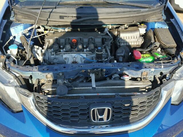 19XFB2F58DE253776 - 2013 HONDA CIVIC LX BLUE photo 7