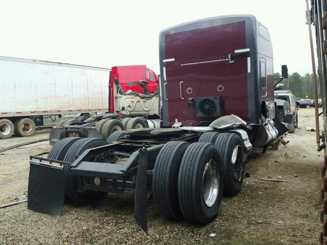 1XKADU8X96J109372 - 2006 KENWORTH CONSTRUCTI MAROON photo 4