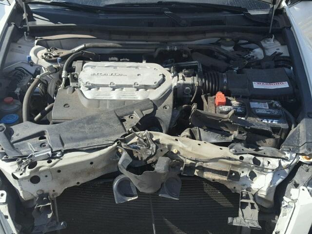 5KBCP3F82AB005471 - 2010 HONDA ACCORD EXL WHITE photo 7