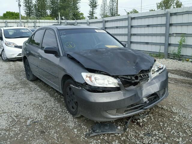 2HGES164X5H615840 - 2005 HONDA CIVIC DX GRAY photo 1